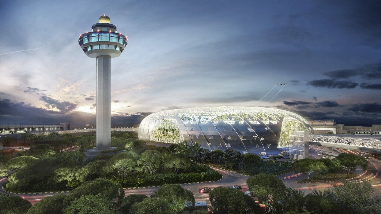 Yotelair Singapore Changi Airport Landside Exterior foto